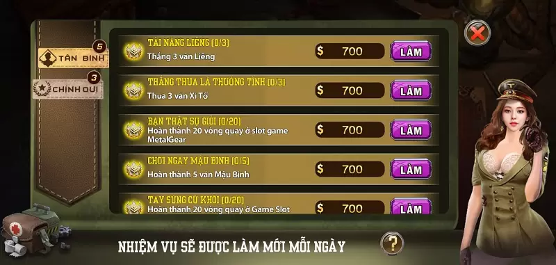 Khuyến mãi B52 Club cho Tân Binh khi tham gia game 